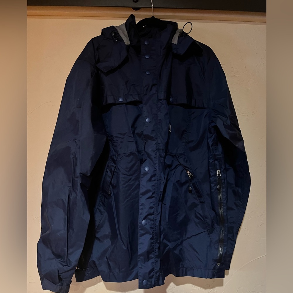 Carhartt men’s large navy blue raincoat
